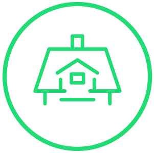 residential roofing icon